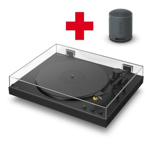 SONY PS-LX5BT platine vinyle + SRS-XB100 Bluetooth-enceinte platine vinyle (Riemenantrieb, Bluetooth,