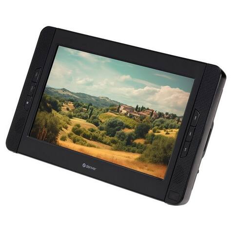 Denver Denver MTW-1098 Portabler DVD-Player (intégrée enceinte, 12 Volt-Betrieb, USB- et SD-Kartenanschluss pour