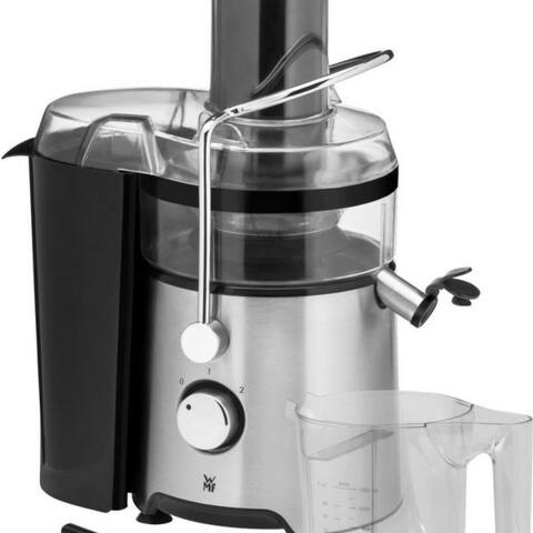 WMF centrifugeuse Kult X, elektrische Obst Gemüse Saftpresse aus Edelstahl, 500W, 500 W, Slow Juicer pour große