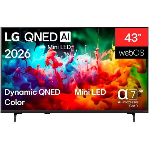 LG 43QNED71B6B QNED-téléviseur (108 cm/43 pouces, 4K Ultra HD, TV connectée)