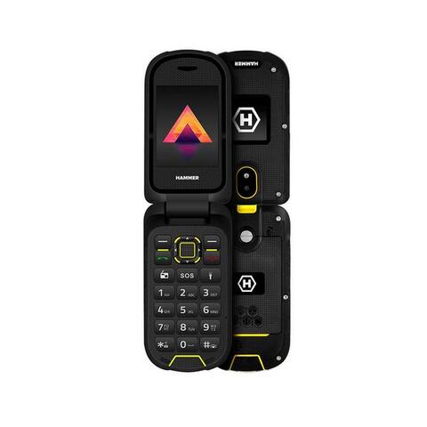 Hammer Hammer BOW LTE DUAL-SIM 1200mAh 128 MB 2,4 pouces USB Typ C téléphone à clapet