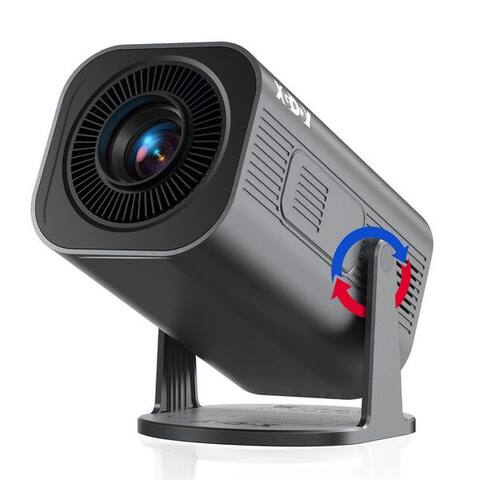 Xgody XGODY Mini projecteur Unterstützt 4K 1080P 2026 Neuer Tragbarer Projektor LCD-projecteur (260 lm, 1500:1,