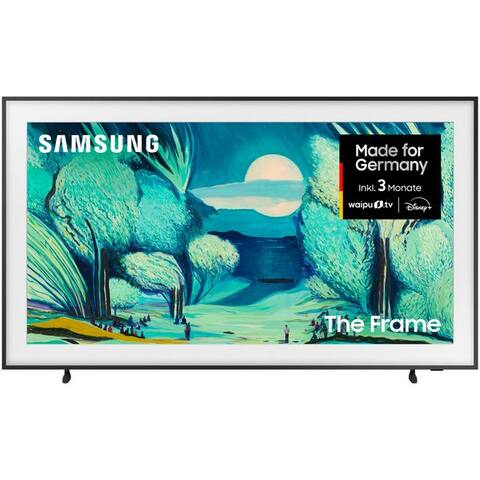 SAMSUNG GQ65LS03FAU QLED-téléviseur (163 cm/65 pouces, 4K Ultra HD, TV connectée, The Frame, Mattes écran, Art Mode,