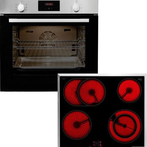 BOSCH four-Set HBD231VR61, avec Teleskopauszug nachrüstbar, ecoClean Direct, Leichte Reinigung avec CleanCoating,