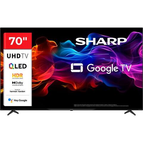 GOOGLE 4T-C70HPx QLED-téléviseur (177 cm/70 pouces, 4K Ultra HD, TV connectée, Google TV)