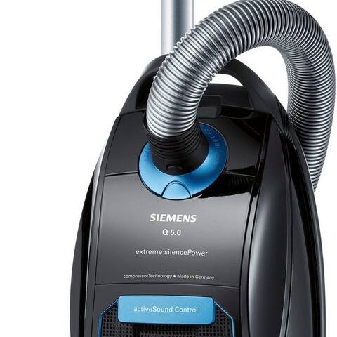 SIEMENS aspirateur traîneau Q 5.0 extreme silencePower VSQ5X1230, Made in Germany, Hygiene-Filter, 850 W, avec
