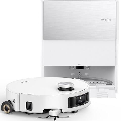 DREAME Nass-Trocken-robot aspirateur avec Wischfunktion Aqua10 Roller, 600 W, avec Beutel, Warmwasser-Wischsystem,