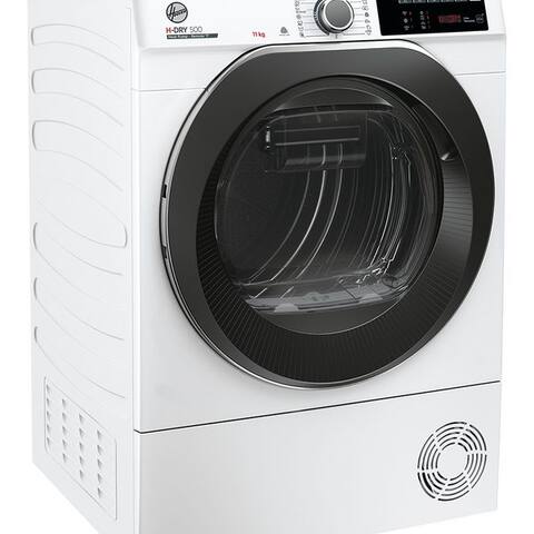Hoover Hoover Wärmepumpensèche-linge H-DRY500 NDEH11A2TCBEXS-S, AquaVision-System, Wolle-Programm,