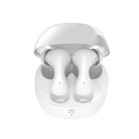 Cofi COFI 1453 Casque in Weiß Écouteurs intra-auriculaires 200mAh Wasserdicht Bluetooth 5.4 Bluetooth-Casque