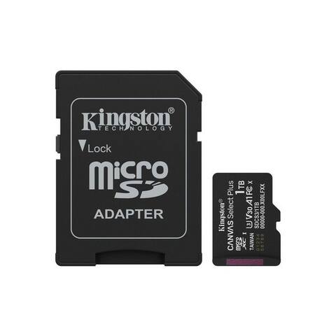 Kingston Kingston Technology 1TB microSDXC Canvas Select Plus Gen3 150MB/s A1 (Einsch... carte mémoire