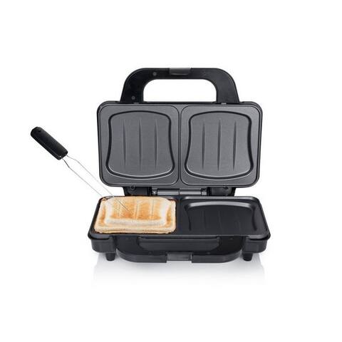 Tristar Tristar grill à sandwich, 900 W, grille-pain XXL Snack Panini-Maker & Gabel extra tief pour dicke Toasties