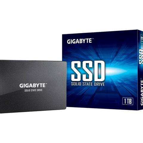 GIGABYTE 1TB 2,5" SATA interne SSD (1 TB) 2.5" 550 MB/S Lesegeschwindigkeit, 500 MB/S Schreibgeschwindigkeit