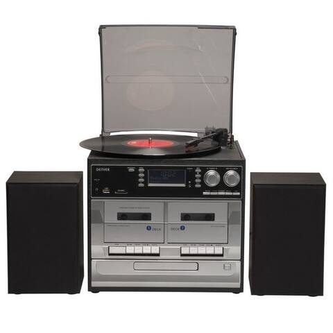Denver Denver MRD-166 platine vinyle (Riemenantrieb, Automatischer Standy-Modus nach 15 minutes Inaktivität)