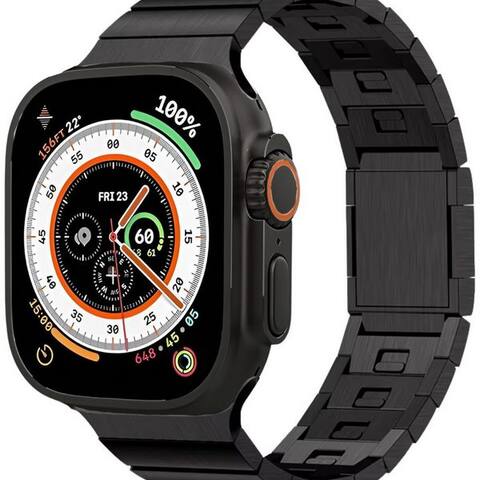 APPLE S&T Design Bracelet pour montre connectée Apple montre Armband Ultra 2 49mm 45mm 44mm 42mm, Ersatz Solides