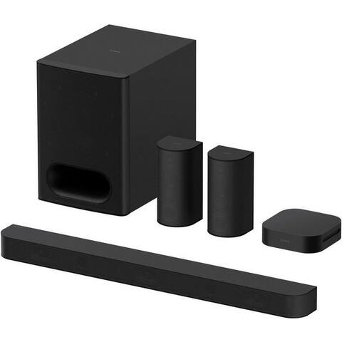 SONY BRAVIA Theatre System 6 barre de son 5.1 (Bluetooth, 1000 W, Rear & Sub, Atmos, DTS:X, AI Zoom 3, DSEE,