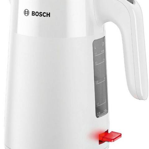 BOSCH bouilloire MyMoment TWK2M161, Abschaltautomatik, Überhitzungschutz, Tassenanzeige, 1,7 l, 2400 W, Stiftung