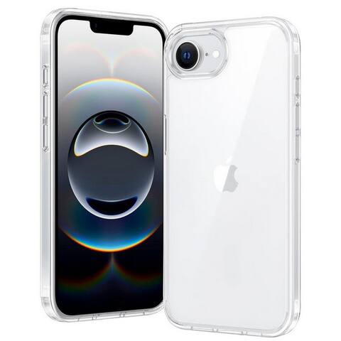 Coolgadget CoolGadget Coque pour smartphone Transparent Ultra Slim Case pour iPhone 17e / iPhone 16e 6,1 pouces, Silikon Coque