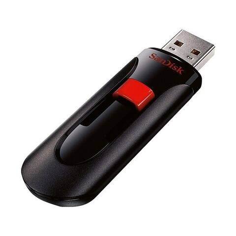 SANDISK Cruzer Glide clé USB (Lesegeschwindigkeit 12 MB/s, avec einziehbarem USB-Anschluss)
