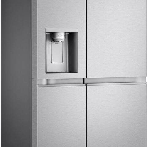 LG Side-by-Side GSLE91MBAC, 179 cm hoch, 91,3 cm breit, Eis-, Crushed Ice- et Wasserspender avec Wassertank,