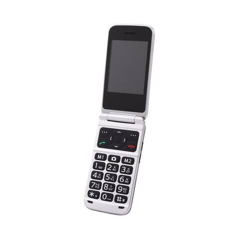 Olympia OLYMPIA OFFICE VITUS 4G téléphone à clapet (Bluetooth, Seniorentéléphone, große Tasten, Rouge)