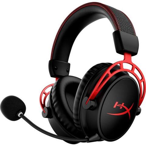 HYPERX Cloud Alpha sans fil Gaming-Headset (LED Ladestandsanzeige, microphone abnehmbar, réduction du bruit)