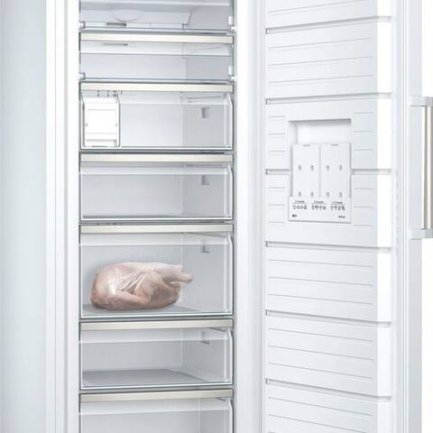 SIEMENS congélateur iQ500 GS54NAWCV, 176 cm hoch, 70 cm breit, Nie wieder Abtauen dank noFrost et bigBox pour