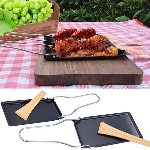 Casativo Casativo raclettepfännchen Grillpfännchen pour raclette & BBQ antihaft Hitzebeständig bis 260°C, Carbonstahl