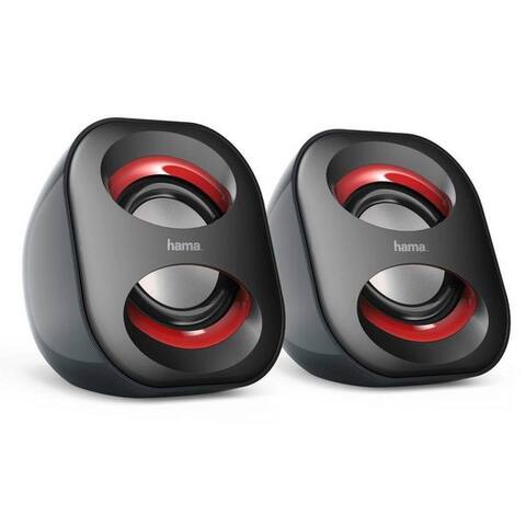 Hama Hama enceinte pour PC ordinateur portable tablette- 3,5 mm Klinke USB 3.0 3 W aktiv PC-enceinte