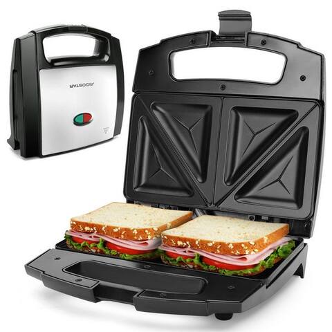 Aigostar Aigostar grill à sandwich Sandwichgrille-pain avec Antihaft-Keramikbeschichtung, pratique et Sicher, 800,00