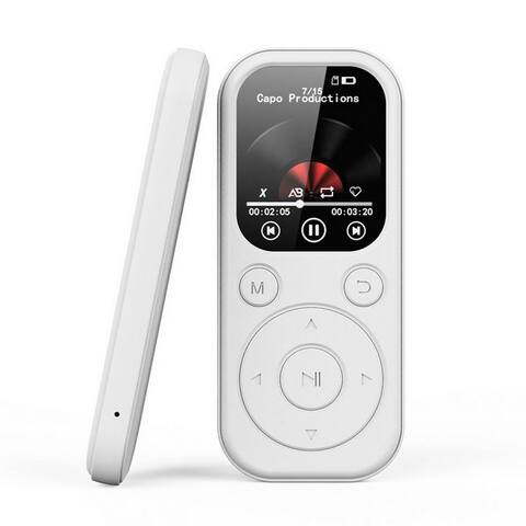 Kinsi KINSI Bluetooth 5.4 MP3 MP4 Player avec 32GB carte mémoire, IPS écran baladeur MP3 (FM-Empfang, E-Books, 7