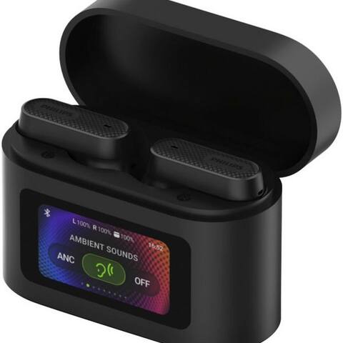 PHILIPS TAT6000BK sans fil Écouteurs intra-auriculaires (connexion multipoint, Noise-Cancelling, réduction du bruit,