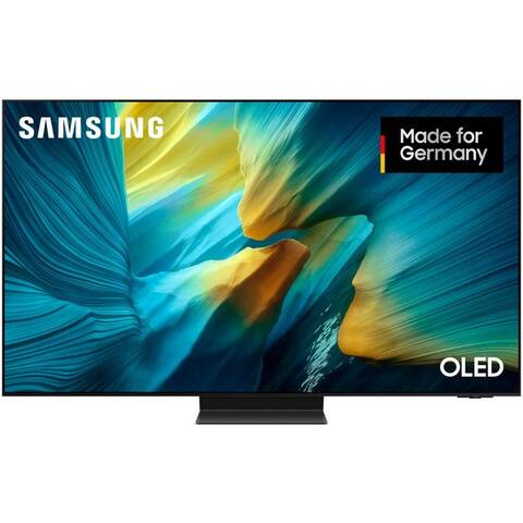 SAMSUNG GQ55S95FAT OLED-téléviseur (138 cm/55 pouces, 4K Ultra HD, TV connectée, HDR Pro & Glare Free, Dolby Atmos &