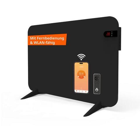 Könighaus Könighaus Infrarotheizung Smart Dual-Infrarotheizung 450-800W als Standgerät et Wandmontage, Smart App fähig,