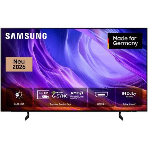 SAMSUNG GQ77S83HAE OLED-téléviseur (195 cm/77 pouces, 4K Ultra HD, TV connectée, HDR 10+ Bild, Premium Gaming Pack