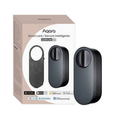 APPLE Türschlossantrieb U200 Lite Kit, (Unterstützung pour Matter over Thread, Einfache Installation), Unterstützt