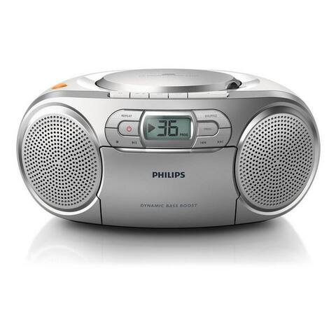 PHILIPS AZ127 Boombox (CD-Spieler, Kassettendeck, radio)