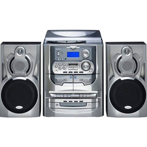 KARCHER KA 5300 Stereoanlage (FM-Tuner avec RDS, Schallplatine vinyle, radio, enceintesystem, Senderspeicher, CD)