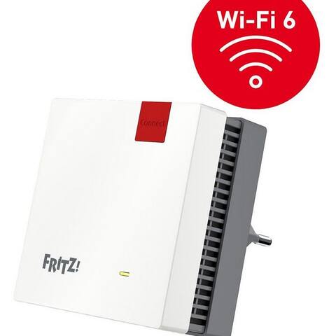 FRITZ ! FRITZ!répéteur 1200 AX, Wi-Fi 6, WiFi Erweiterung Signal WiFi-répéteur, WiFi Mesh-Technologie,