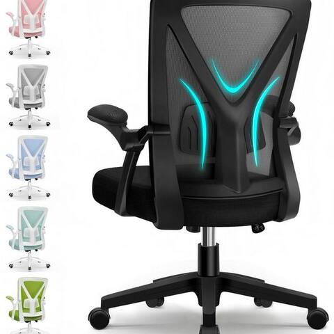 Adormii Adormii Bürostuhl Bürostuhl avec klappbaren Armlehnen,Ergonomischer Bürostuhl (Drehstuhl 360° avec