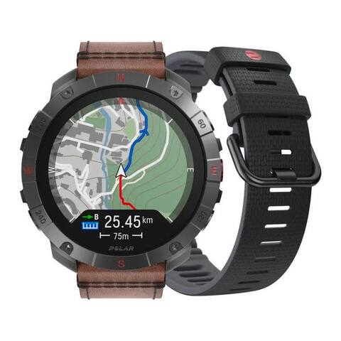 Polar Polar GRIT X2 PRO montre connectée (3,53 cm/1,39 pouces, Proprietär), Titan