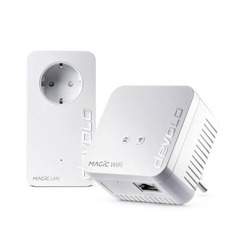 Devolo DEVOLO Magic 1 WiFi mini Starter Kit Reichweitenamplificateur, Powerline WiFi amplificateur 2x Adapter