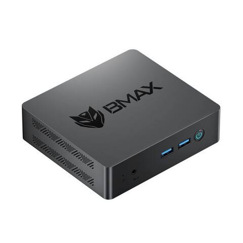 Bmax Bmax Intel N4500, 8GB RAM & 256GB SSD, Dual HDMI 2.0, Kompakter Mini‑PC mini PC (Intel Jasper Lake, Intel UHD