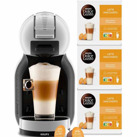 Nescafé® NESCAFÉ® Dolce Gusto® machine à capsules KP123B Mini Me, 3 Pakete Nescafé Dolce Gusto Latte Macchiato