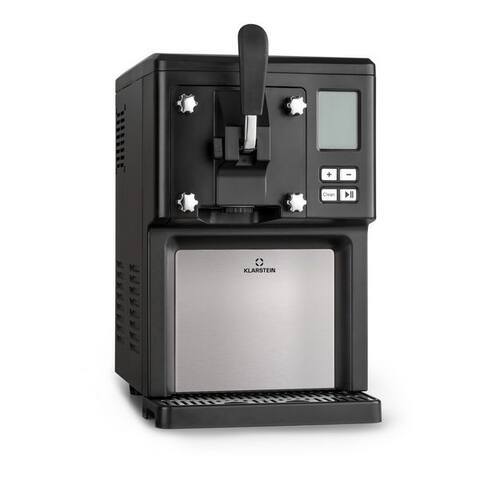Klarstein Klarstein sorbetière Sweet Setae Eiscrememaschine 1,5 L Kompressor Edelstahl Noir, 1.5 l, 250 W,