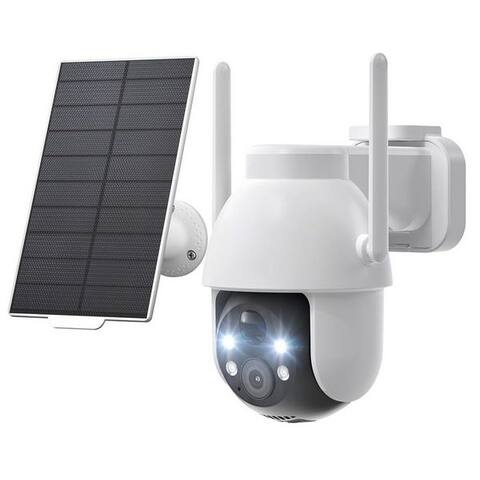 Topcony ToPCony caméra de surveillance caméra de surveillance Aussen Akku 2K caméra Überwachung Aussen Solar (Aussen,