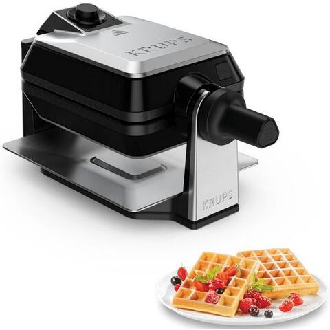 KRUPS gaufrier Professional, pour 2 dicke Waffeln, spülmaschinenadaptée Platten, 1200 W, 7 Bräunungsstufen et