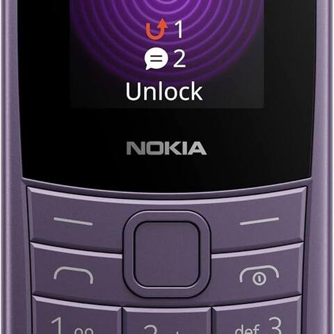 NOKIA 110 4G purple smartphone