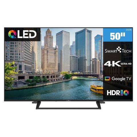 GOOGLE Smart Tech 50QG06K QLED-téléviseur (126 cm/50 pouces, 4K Ultra HD, Google TV, Google Smart TV, HDR,
