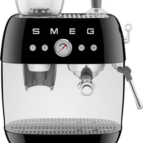Smeg Smeg Espressomaschine EGF03BLEU, avec intégréer moulin à café