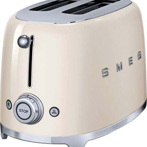 Smeg Smeg grille-pain TSF01CREU, pour 2 Scheiben, 950 W